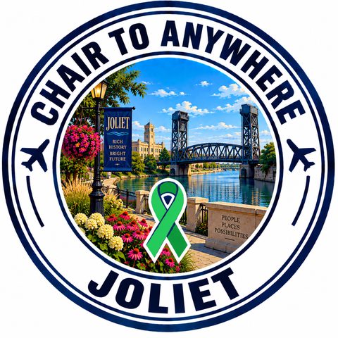 Chair to Anywhere Joliet badge