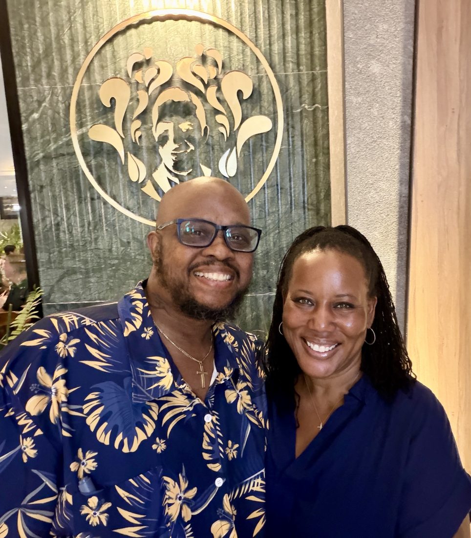 Stacy Hughes and Elaine Pickens-Hughes